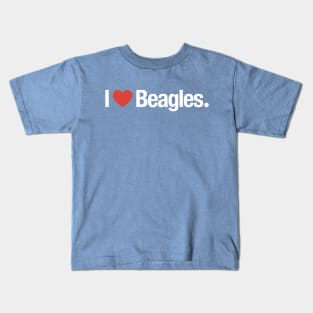 I HEART Beagles. Kids T-Shirt